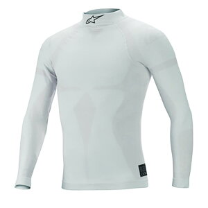 alpinestars(ApCX^[Y) A_[EFA ZX EVO V2 LONG SLEEVE TOP XS/STCY 201 WHITE GRAY [FIA8856-2018F]
