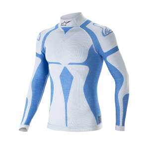 alpinestars(ApCX^[Y) A_[EFA ZX EVO V2 LONG SLEEVE TOP XS/STCY 27 WHITE BLUE ADD Color [FIA8856-2018F]