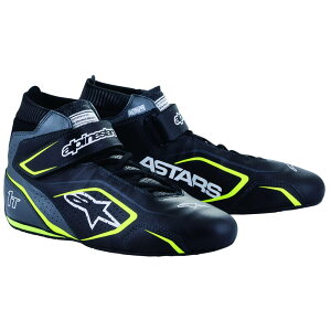 alpinestars(ApCX^[Y) [VOV[Y TECH-1 T V3 SHOES (TCYUSDF7) 1055 BLACK COOL GRAY YELLOW [FIA8856-2018F]