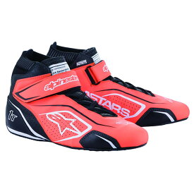 alpinestars(アルパインスターズ) レーシングシューズ TECH-1 T V3 SHOES (サイズUSD：9) 4512 ORANGE FLUO BLACK WHITE [FIA8856-2018公認]