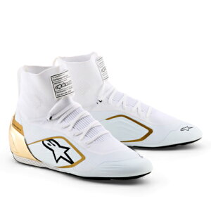 alpinestars(�A���p�C���X�^�[�Y) �J�[�g�V���[�Y SUPERTECH K SHOES FIA (�T�C�YUSD�F9) 2016 BLACK WHITE GOLD [FIA8877-2022�F��]