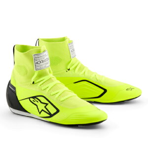 alpinestars(�A���p�C���X�^�[�Y) �J�[�g�V���[�Y SUPERTECH K SHOES FIA (�T�C�YUSD�F6) 550 YELLOW FLUO BLACK WHITE [FIA8877-2022�F��]