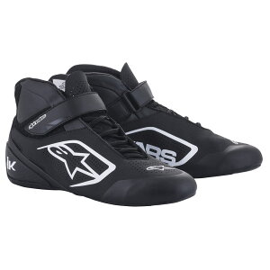 alpinestars(ApCX^[Y) J[gV[Y TECH-1 K V2 SHOES (TCYUSDF6) 12 BLACK WHITE