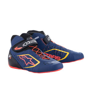 alpinestars(ApCX^[Y) J[gV[Y TECH-1 KX V2 SHOES (TCYUSDF10) 7135 ULTRAMARINE BLUE RED FL YELLOW