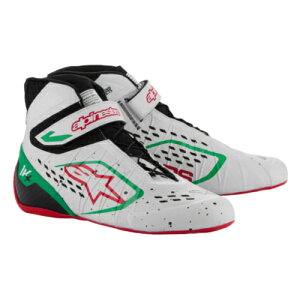 alpinestars(�A���p�C���X�^�[�Y) �J�[�g�V���[�Y TECH-1 KX V3 SHOES FIA �ǉ��J���[ (�T�C�YUSD�F10) 263 WHITE GREEN RED [FIA8877-2022���F]