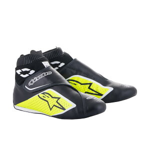alpinestars(ApCX^[Y) [VOV[Y SUPERMONO V2 SHOES (TCYUSDF9) 158 BLACK YELLOW FLUO WHITE ADD Color [FIA8856-2018F]