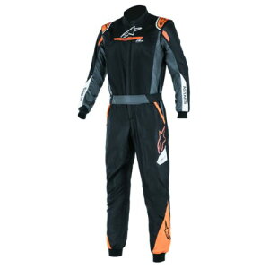 alpinestars ApCX^[Y [VOX[c ATOM SUIT GRAPHICTCY48 1056 BLACK ANTHRACITE ORANGE FLUO [FIA8856-2018F]