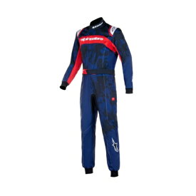 alpinestars アルパインスターズ カートスーツ KMX-9 V3 GRAPHIC 5 SUIT サイズ52 NAVY RED[新FIA8877-2022グレード1ホモロゲーション適合]