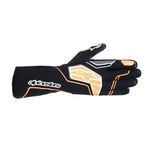 alpinestars(ApCX^[Y) J[gO[u TECH-1 KX V4 GLOVES LTCY 156 BLACK ORANGE FLUO [FIA8877-2022KiK]
