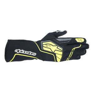 alpinestars(ApCX^[Y) J[gO[u TECH-1 KX V4 GLOVES STCY 9151 TAR GRAY BLACK YELLOW FLUO [FIA8877-2022KiK]