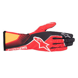 alpinestars(ApCX^[Y) J[gO[u TECH-1 K RACE S V2 FUTURE GLOVES MTCY 3340 RED TANGERINE