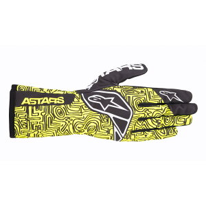 alpinestars(ApCX^[Y) J[gO[u TECH-1 K RACE V2 VERTICAL GLOVES LTCY 55 YELLOW FLUO
