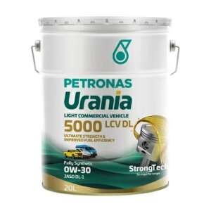 PETRONAS(�y�g���i�X) Urania 5000 LCV DL 0W-30 (20���b�g��x1�{) 4�֗p�G���W���I�C��