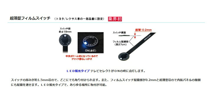 楽天市場】QUICK クイック TVセレクトKIT メーカーオプション用 超薄型 