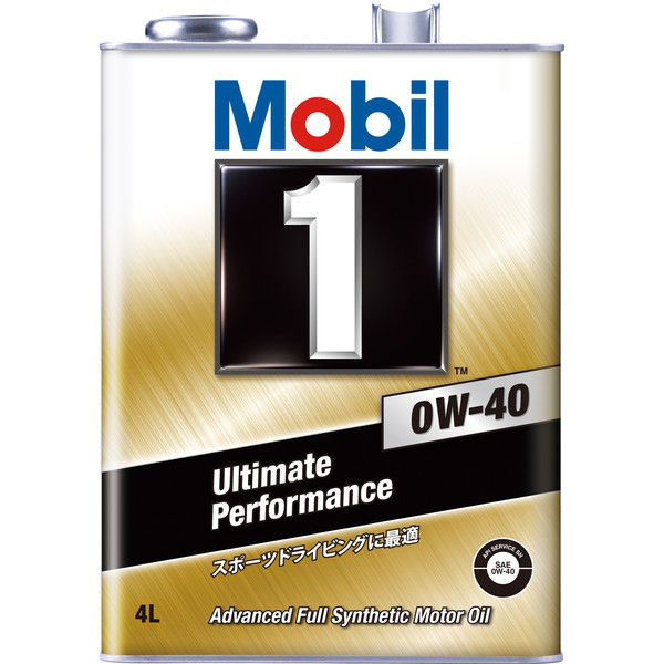 <br>Mobil 1(モービル1) 0W40 4リットル X 6缶 SN 100％化学合成油オイル