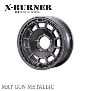 モーターファーム X-BURNER 16x6.0J 5H/139.7 -5 ガンメタリック (1本)