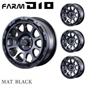 Motor Farm ([^[t@[) FARM D10 (fB e) CY/bL[p 16x6.5J 4H/100 +38 }bgubN 4{Zbg