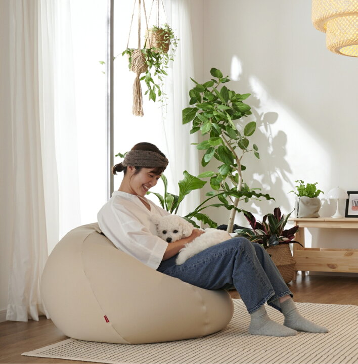 楽天市場】【全品10％CP~4/17】ビーズクッション 人をダメにする 
