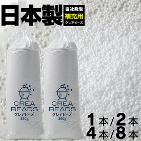 「最大50％OFFセール開催中」補充 用 ビーズ CREA BEADS ビーズクッション 補充用 中身 中材 クレアビーズ 350g人をダメにする クッション ソファ 日本製 低VOC 安心・安全 おうち時間