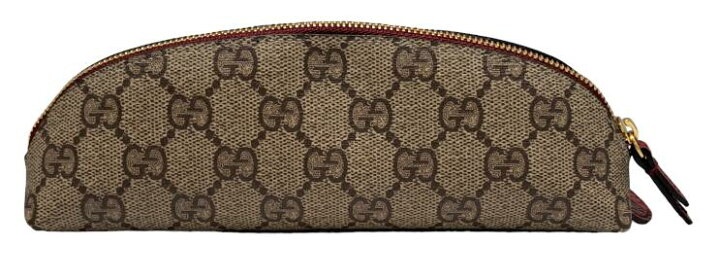 楽天市場】新品同様 グッチ ペンケース GGスプリーム 6621129 猫  