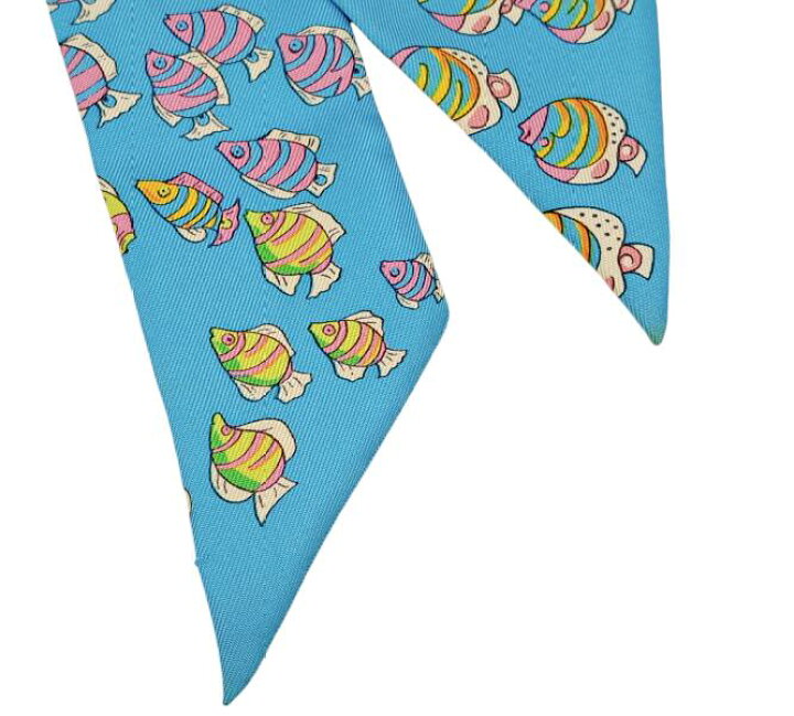 楽天市場】エルメス ツイリー トゥイリー スカーフ シルク 100% 魚  