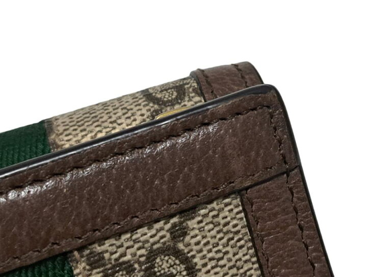 楽天市場】美品 グッチ 財布 コンパクト オフィディア 三つ折り  