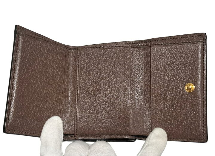 楽天市場】美品 グッチ 財布 コンパクト オフィディア 三つ折り  