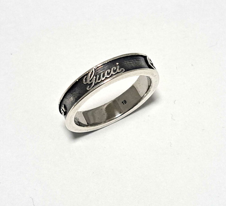 楽天市場】グッチ gucci ヴィンテージ トレードマーク リング 310441 