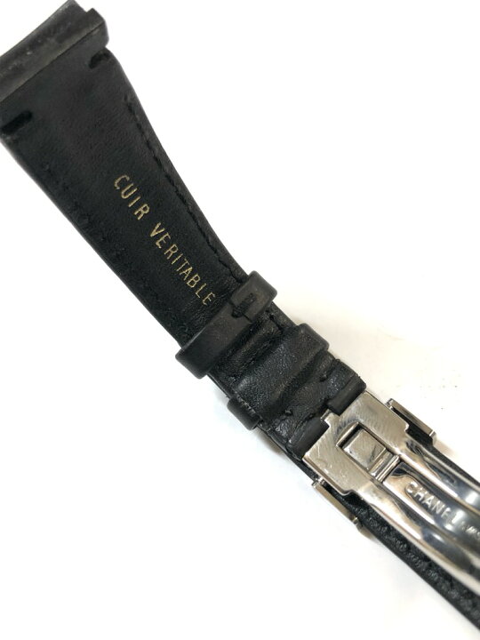 楽天市場】シャネル 時計用 レザー ベルト ブラック 16mm  