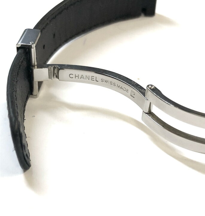 楽天市場】シャネル 時計用 レザー ベルト ブラック 16mm  