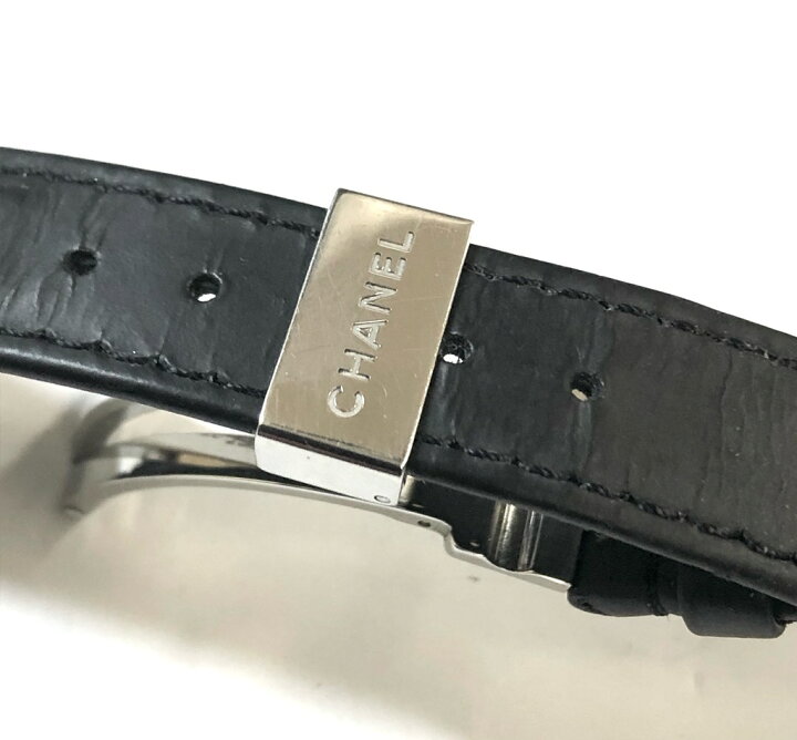 楽天市場】シャネル 時計用 レザー ベルト ブラック 16mm  