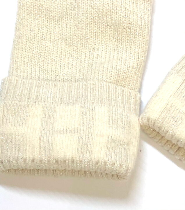 楽天市場】訳あり エルメス 手袋 カシミヤ ホワイト ラメ アイボリー  