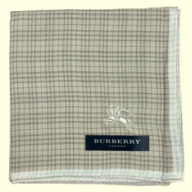 未使用 バーバリー ロンドン　ハンカチ ベージュ　綿　100％　コットン　BURBERRY LONDON　チェック　ランチマット レディース　メンズ 【中古】