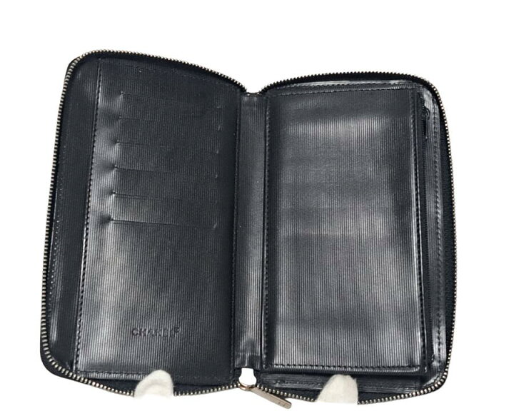 楽天市場】美品 シャネル 旧トラベルライン 長財布 ラウンド  