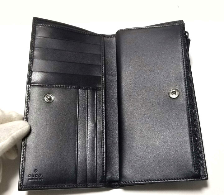 楽天市場】新品同様 グッチ 長財布 イールレザー ウナギ革 財布 メンズ  