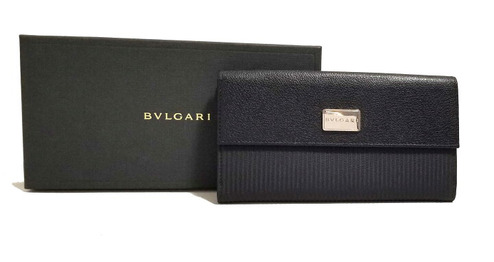 楽天市場】ブルガリ 長財布 ミレリゲ 財布 三つ折り ブラック メンズ  