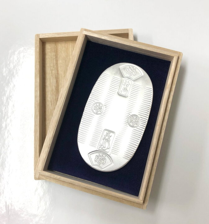 楽天市場】【新品】純銀 天保五両判小判 100g 小判 天保小判 レプリカ 