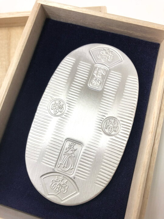 楽天市場】【新品】純銀 天保五両判小判 100g 小判 天保小判 レプリカ 