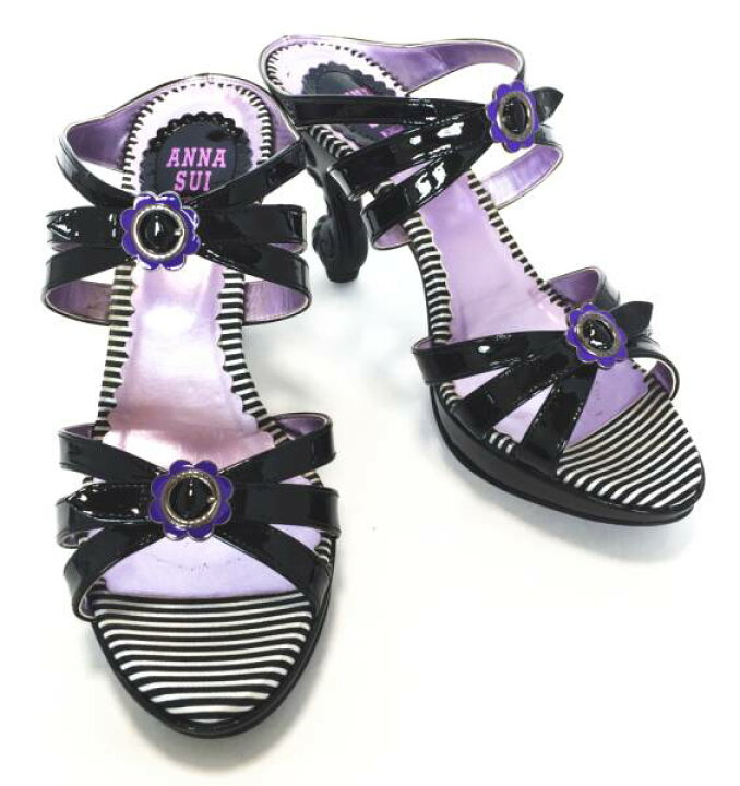 楽天市場】アナスイ 靴 サンダル ミュール ANNA SUI 猫足 