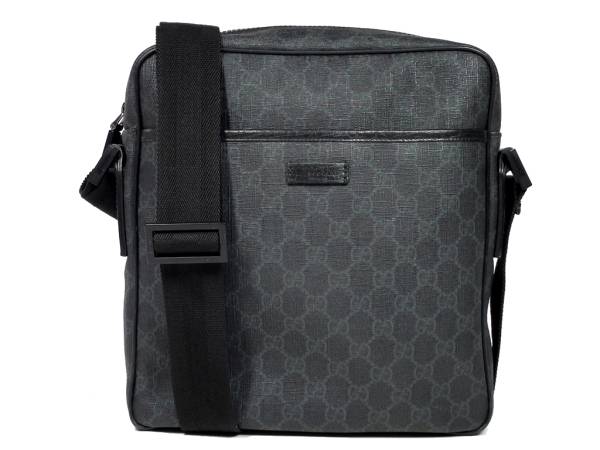 Brandeal Rakuten Ichiba Shop: Gucci GG plus shoulder bag 162907 diagonal black mens ladies black ...