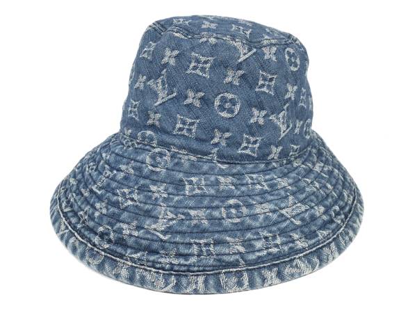 Brandeal Rakuten Ichiba Shop: Louis Vuitton Monogram Denim Hat shapomono g N80207 Denim Blue Hat ...