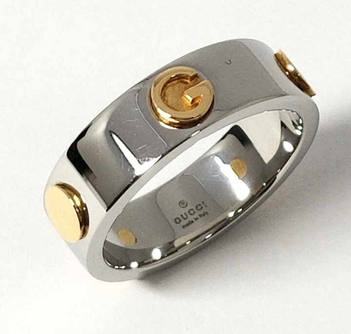 楽天市場】グッチ コンビ リング 指輪 メンズ 22 約21号 ゴールド 