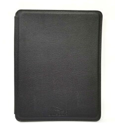 ジャガー アイパッドケース iPad タブレットケース 黒 ブラック 型押し レザー JAGUAR　美品　【中古】