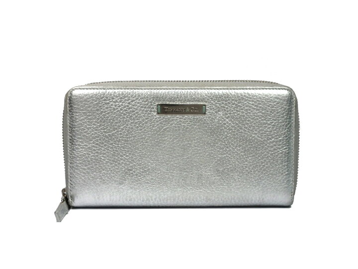 楽天市場 ティファニー 長財布 ラウンドファスナー 財布 シルバー レザー ファスナー式 レディース メンズ ｔｉｆｆａｎｙ 中古 ブランディール楽天市場店