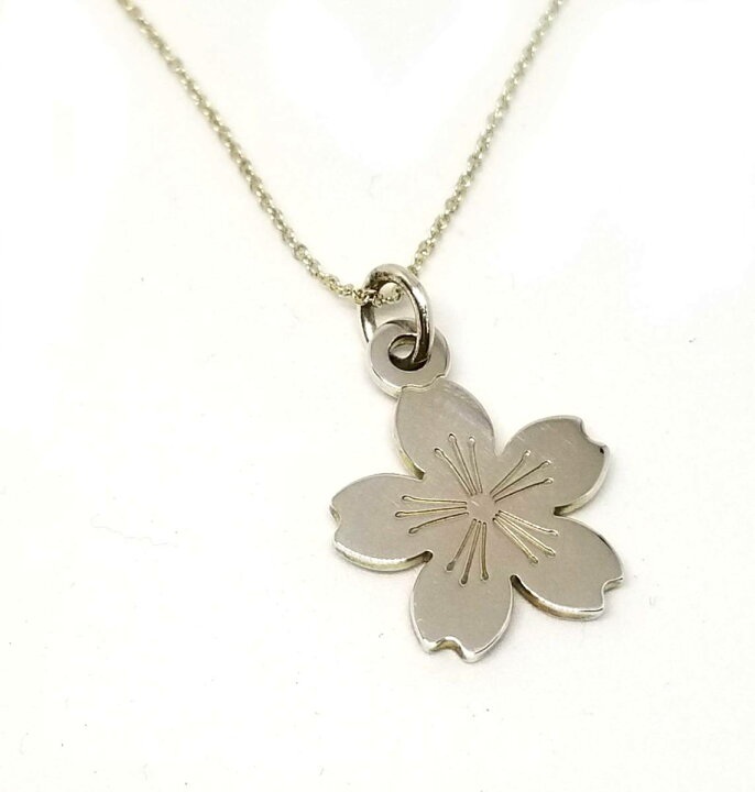 楽天市場】美品 ティファニー ネックレス ペンダント 桜 さくら サクラ 