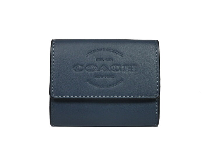 楽天市場 未使用 コーチ コインケース 小銭入れ アウトレット メンズ レザー ネイビー 紺 ロゴ 本革 ｃｏａｃｈ 中古 ブランディール楽天市場店