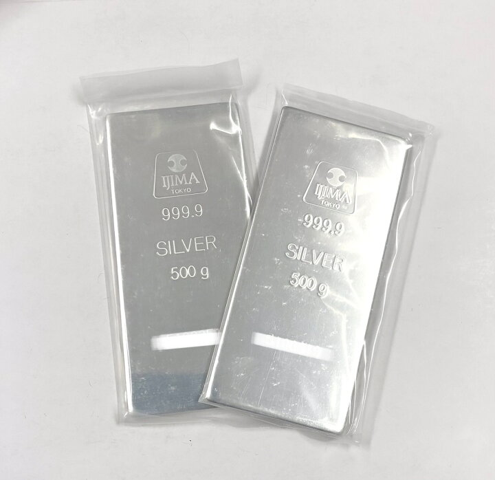 楽天市場】【新品】【未開封】井嶋金銀工業 純銀 インゴット 桐箱付き 