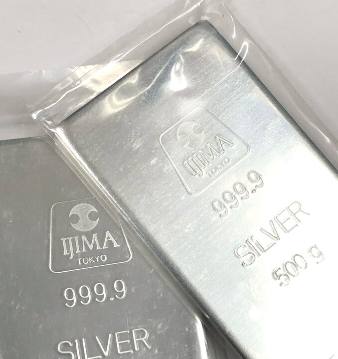 楽天市場】【新品】【未開封】井嶋金銀工業 純銀 インゴット 桐箱付き 