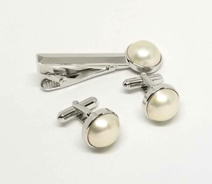 TASAKI カフス 本真珠 & 銀製 美品（本真珠 パールカフス パール 