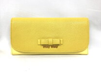 楽天市場】MiuMiu 長財布 バイカラーの通販